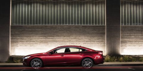 The 2017 Mazda 6 has a ton of trunk space, room for four adults and a peppy four-cylinder engine.
