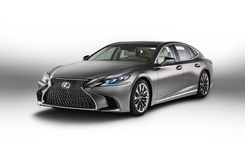 The 2018 Lexus LS goes on sale late this year with a twin-turbo V6 and ten-speed transmission.