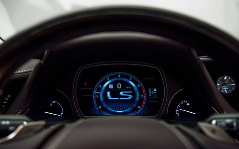 The 2018 LS debuted at the Detroit auto show.