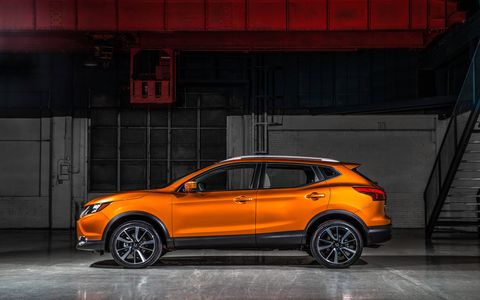 New for 2017, the Nissan Rogue Sport is a slightly scaled-down Nissan Rogue.