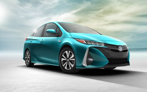 A gallery for the 2017 Toyota Prius Prime that will debut at the New York auto show.