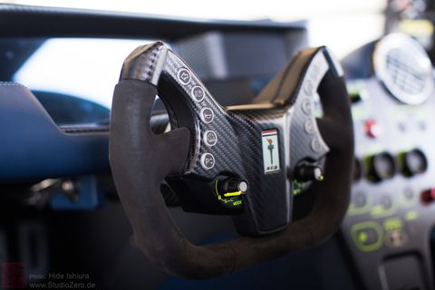 The very purposeful, very GT3 car like, interior of the 2018 SCG 003s