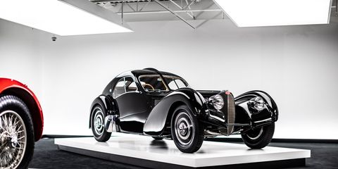 There's probably no car more closely associated with Ralph Lauren than his jewel-like 1938 Bugatti T-57SC Atlantic.