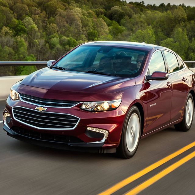 The 2017 Chevy Malibu Hybrid has an 80-cell, 1.5 kWh lithium-ion battery pack providing electric power to the hybrid system. It can power the vehicle up to 55 miles per hour (88 km/h) on electricity alone. The gasoline-powered engine automatically comes on at higher speeds and high loads to provide additional power.