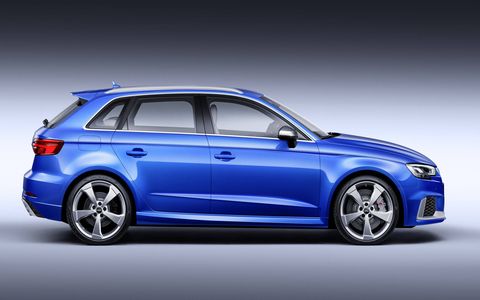 Audi brought the RS 3 Sportback to the Geneva motor show this week