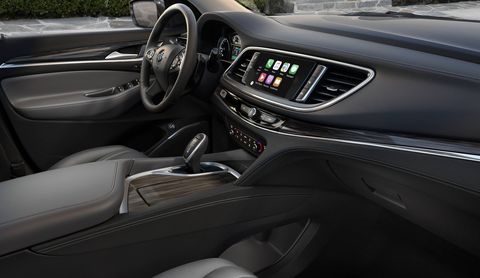 The 2018 Buick Enclave comes standard with an 8-inch display screen.