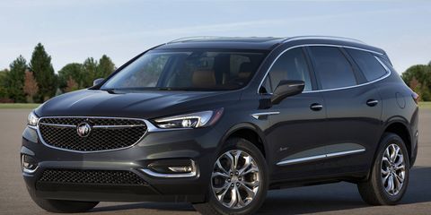All 2018 Buick Enclaves get a 310-hp V6 and a nine-speed automatic. The Avenir is the top trim, and the name of Buick's new subbrand. Think of it as the company's Denali.