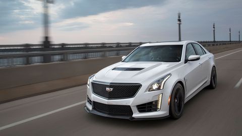 The 2018 Cadillac CTS-V comes with a 6.2-liter supercharged V8.