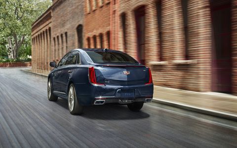 A lot of the styling cues are taken from the newer Cadillac CT6.