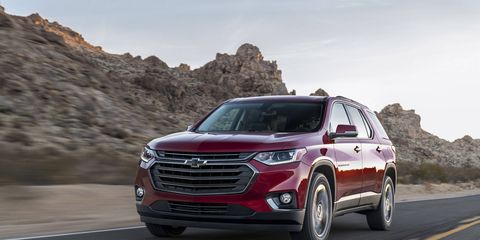 The 2018 Chevrolet Traverse RS FWD comes exclusively with the 2.0-liter turbo I4.
