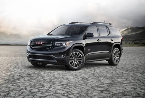 The 2018 GMC Acadia has a 3.6-liter V6 producing 310 hp and 271 lb-ft of torque.