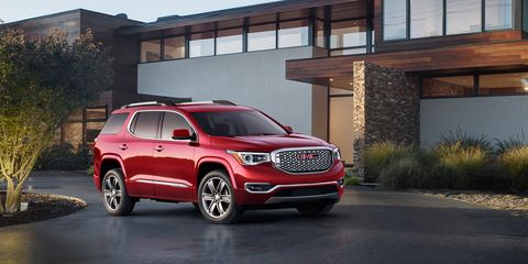 The 2019 GMC Acadia Denali comes with a 3.6-liter V6 making 310 hp.