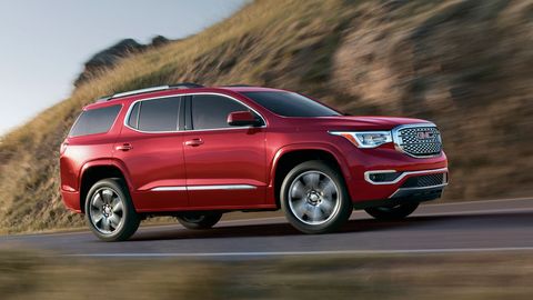 The 2019 GMC Acadia Denali comes with a 3.6-liter V6 making 310 hp.