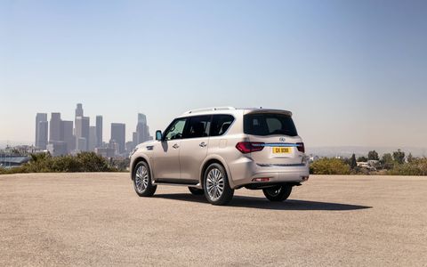 The 2018 Infiniti QX80 looks sharper and more stylish than previous models.