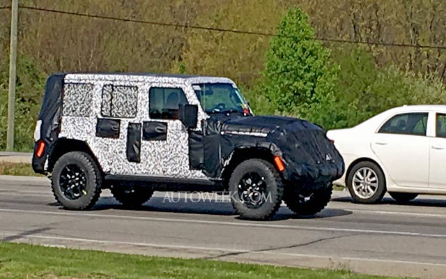 2018 Jeep Wrangler spied again before official debut