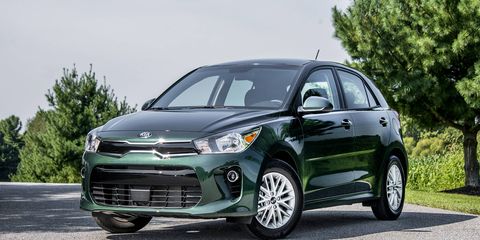 The fourth-generation 2018 Kia Rio hatch offers a fresh new design and a 130-hp engine, with a choice of a six-speed manual or six-speed automatic.