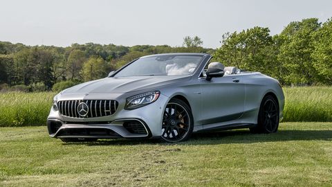 The S63 cabrio offers plenty of power and handling to match it, along with a high-tech interior.