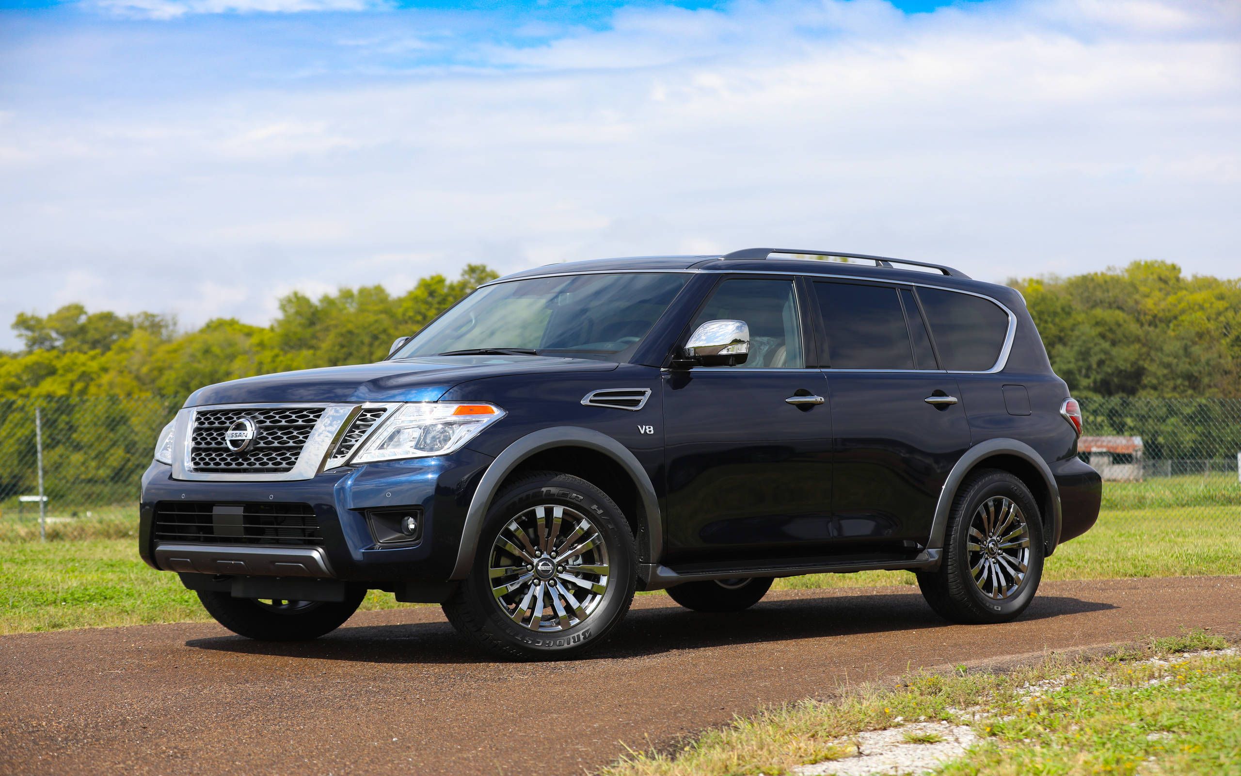 2018 Nissan Armada essentials A big V8 and 8 500 pounds of towing