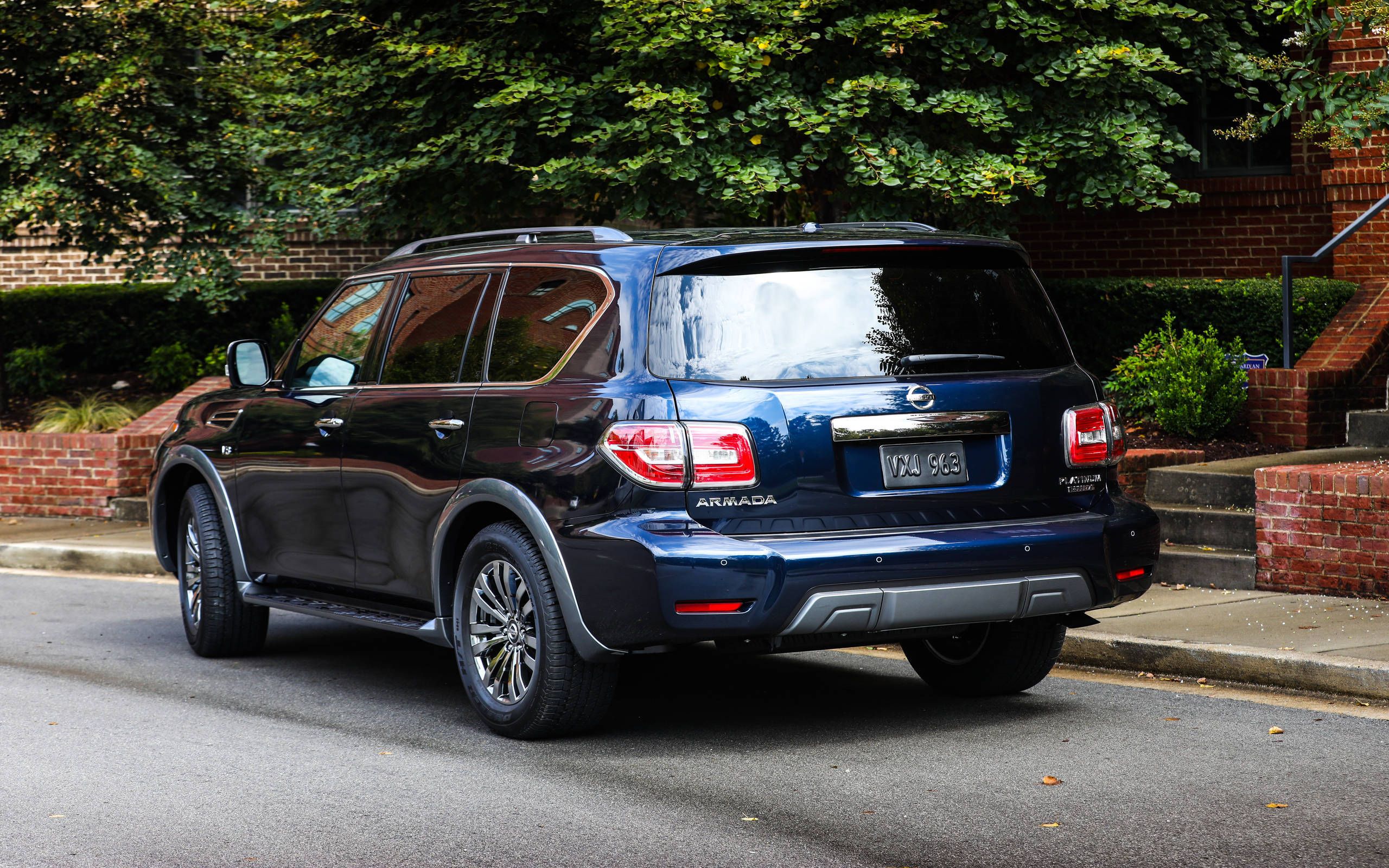 2018 Nissan Armada essentials A big V8 and 8 500 pounds of towing