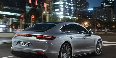 The Panamera Turbo S E-Hybrid will be offered alongside the Panamera 4 E-Hybrid when it goes on sale in the U.S. later this year, in a choice of two wheelbases.
