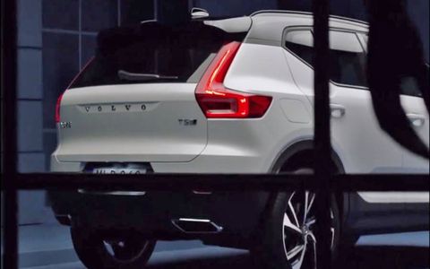 The exterior design of the 2018 Volvo XC40 leaked ahead of its official debut on September 21, showing the upcoming compact SUV.