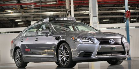 Toyota will show the latest version of its automated-car research vehicle at CES. The new platform is built on a Lexus LS 600hL.