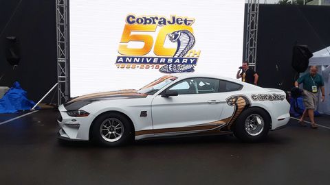 Production of the Ford Mustang Cobra Jet is limited to 68 units.