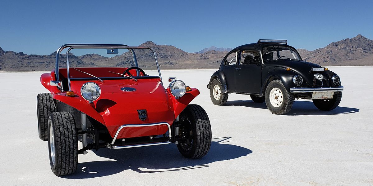 If you're going to try to break a class speed record with your new 2019 sedan, why not bring a couple of examples of your company's proud heritage to the Salt Flats? That's what Volkswagen did here.