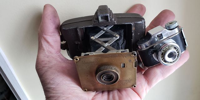Taking ancient spy cameras to the junkyard