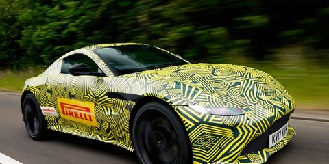 This is (probably) the upcoming Aston Martin Vantage.