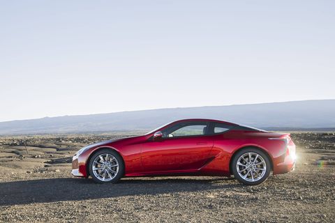 The 2018 Lexus LC500 gets a 5.0-liter V8, 10-speed automatic transmission and 471 hp.