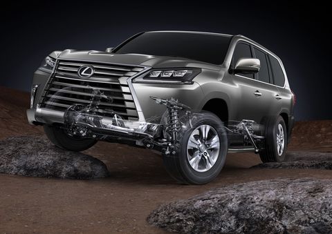 The 2018 Lexus LX570 in action