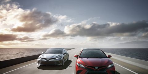 Toyota says that new gas and hybrid powertrains generate more horsepower and greater estimated mpg. EPA numbers haven't been announced.