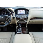The 2018 Infiniti QX60 is offered in front- and all-wheel drive and with leather, graphite weave or wood accents.