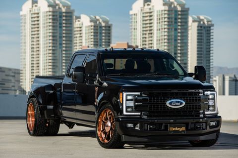 Ford won Best Truck of SEMA with its selection of light-duty, but heavily customized pickups.