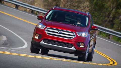 The 2019 Ford Escape offers three engines, the most powerful of which makes 245 hp and 275 lb-ft of torque.
