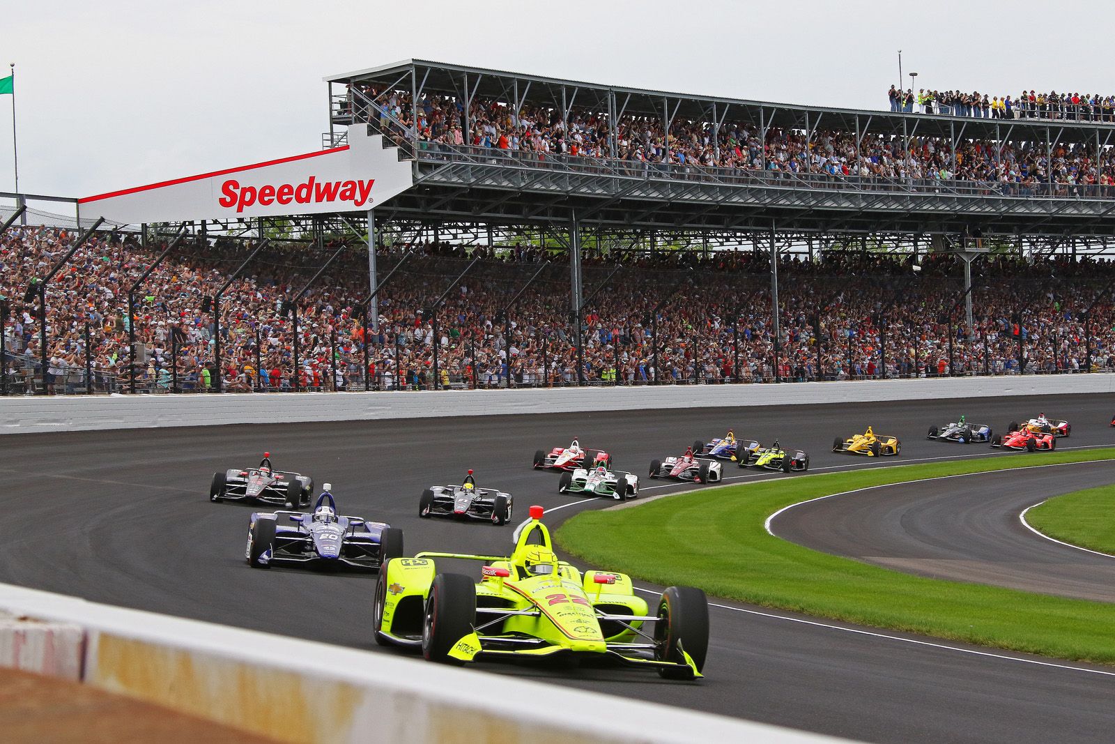 SIMON PAGENAUD & ROGER PENSKE 2019 INDIANAPOLIS INDY 500 WINNER 8x10 PHOTO 