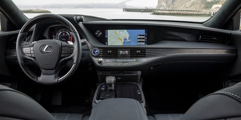 The interior is the high point of the 2019 Lexus LS 500h.
