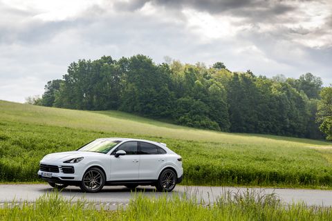 The Porsche Cayenne Coupe looks better than many of its SUV coupe competitors
