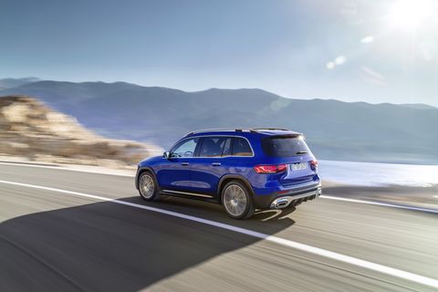 The 2020 Mercedes-Benz GLB is designed to slot in, logically enough, between the GLA and CLC. There's a reason for its squared-off roofline: The GLB offers an optional third row of seats, which provides seating for up to seven occupants in total. Power comes from a 2.0-liter turbo four; front-wheel drive is standard, with all-wheel drive offered as an option.
