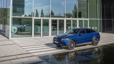 The 2020 Mercedes-Benz GLC300 Coupe is for buyers who like their roofline a little sportier than the SUV
