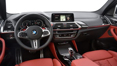 The 2020 BMW X3 M and X4 M feature "M1" and "M2" paddles that are shortcuts to your favorite drive modes and settings.
