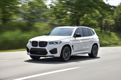 The 2020 BMW X3 M gets a 3.0-liter twin-turbo I6 making 473 hp (503 hp in the Competition version).
