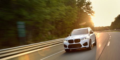 The 2020 BMW X3 M gets a 3.0-liter twin-turbo I6 making 473 hp (503 hp in the Competition version).

