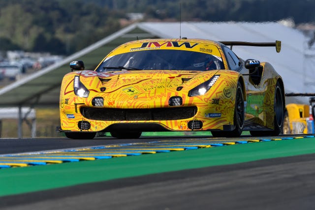 Wei Lu 2019 Le Mans Ferrari 488 GTE AM