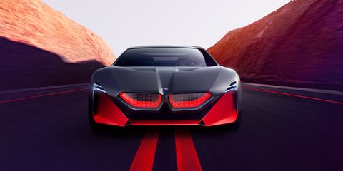 The BMW Vision M NEXT provides, in the words of Adrian van Hooydonk, senior VP of BMW Group design, "a glimpse into the future of sporty driving." The future-wedge is inspired by the BMW Turbo concept (which evolved into the M1) and gets a 600-hp hybrid drive system.
