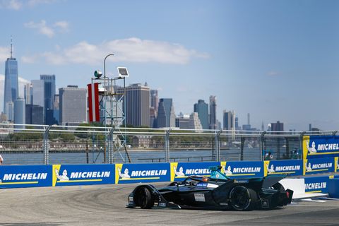 Sights from the Formula E New York City E-Prix race 1, Saturday July 13, 2019
