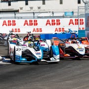 Sights from the Formula E New York City E-Prix race 1, Saturday July 13, 2019
