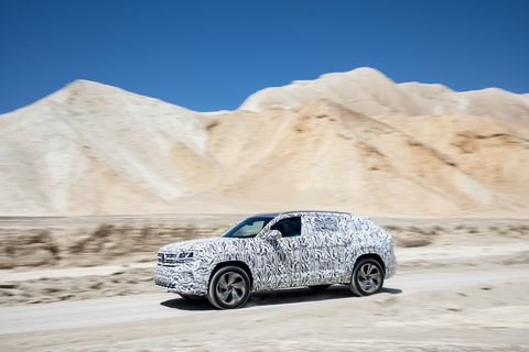 2020 VW Atlas Cross Sport hot-weather testing in Death Valley
