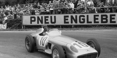 Mercedes-Benz re-entered racing in the early 1950s after the second world war. The Silver Arrows competed in Formula 1 again in 1954

